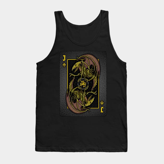 Byakhee Jack of Diamonds Tank Top by azhmodai